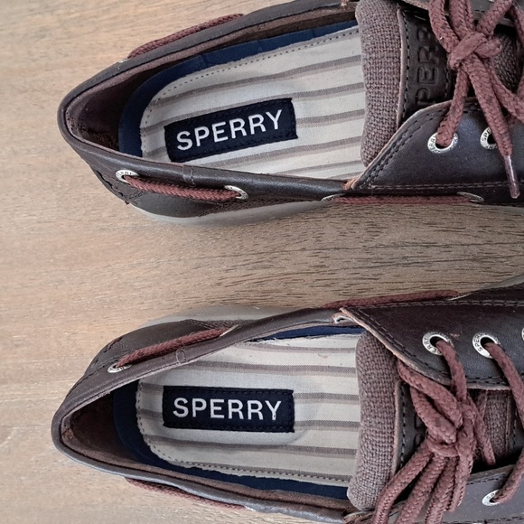 Sperry Billfish™ 3-Eye Boat Shoe - Color: Brown - Size: 11.5 - Picture 4 of 9